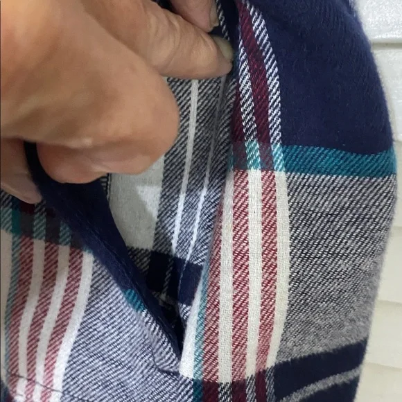 Orvis  Plaid Flannel Fleece Lined Shirt Jacket Size M - Picture 6 of 8